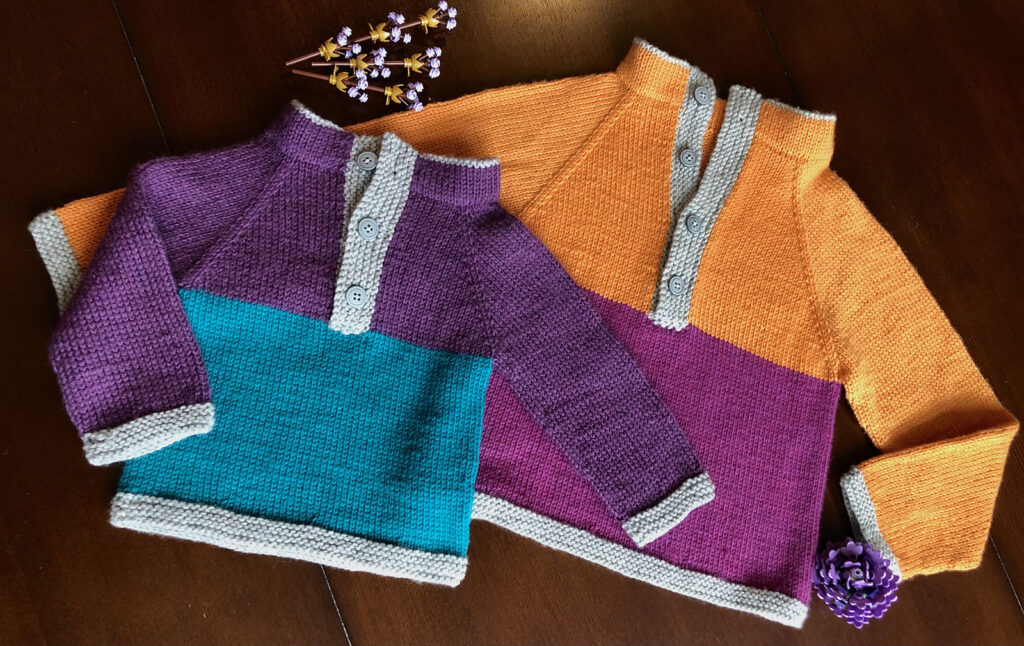 This 'Brockway Kid' Sweater Designed By Renee Kulling Is The Perfect Colorful Knit For This Season!