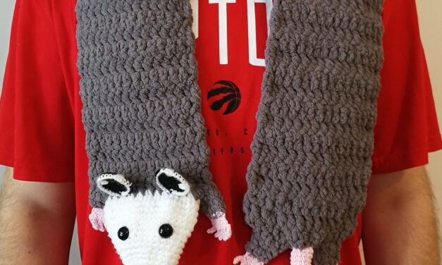 Want To Crochet A Unique Gift? This Awesome ‘Possum Scarf Fits The Bill!