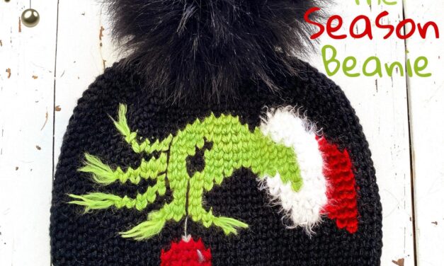 Crochet a Tis The Season Beanie … It’s A Mean One!