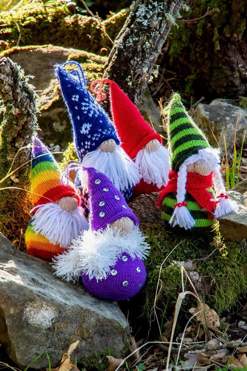 A Knit Gnome for Your Home ... Five Fun Patterns To Choose From!