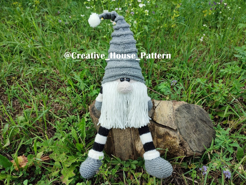 A Knit Gnome for Your Home ... Five Fun Patterns To Choose From!