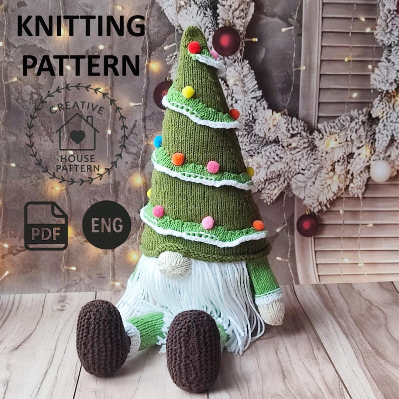 A Knit Gnome for Your Home ... Five Fun Patterns To Choose From!