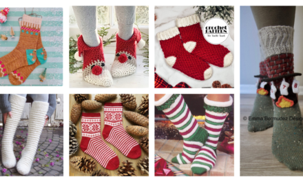 Designer Spotlight: Christmas Sock Patterns For Knitters & Crocheters … ‘Tis The Season!