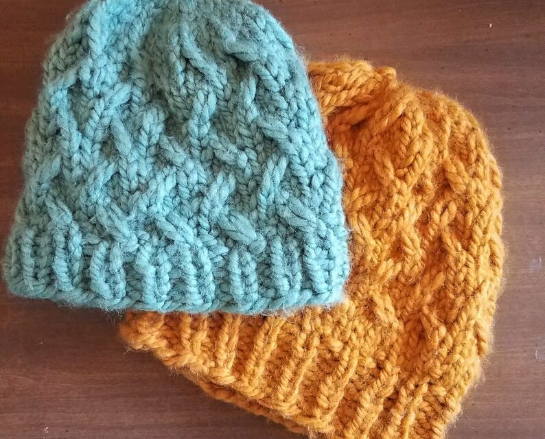 Knit a Good Tides Beanie Designed By Jessie Bright … This Gift Works Up Quick!