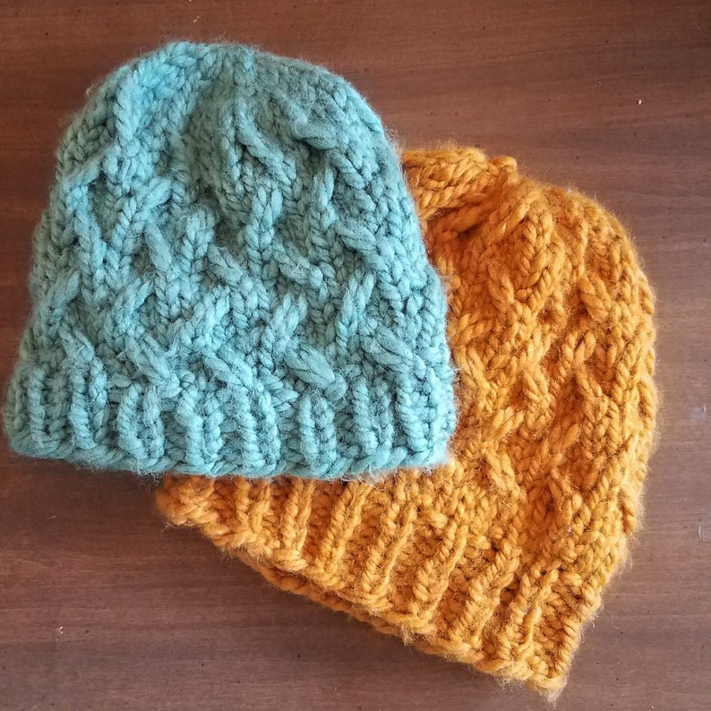 Knit a Good Tides Beanie Designed By Jessie Bright ... This Gift Works Up Quick!