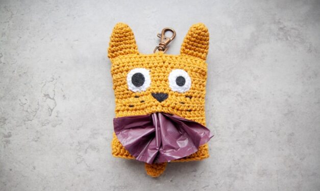 Crochet The Perfect Accessory For Any Dog Lover On Your List – An Amigurumi Poop Bag Holder!
