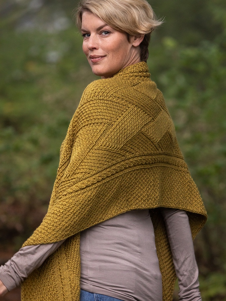 Knit It For Yourself: This Fleville Wrap Designed By Bérangère Cailliau ... Inspired By The Castle of Fléville in France!