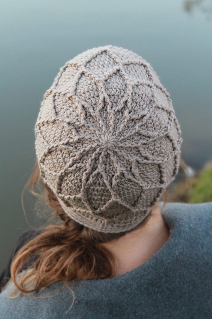 This 'I Smell Snow' Beanie Designed By Kay Krochets Is Crochet Inspiration