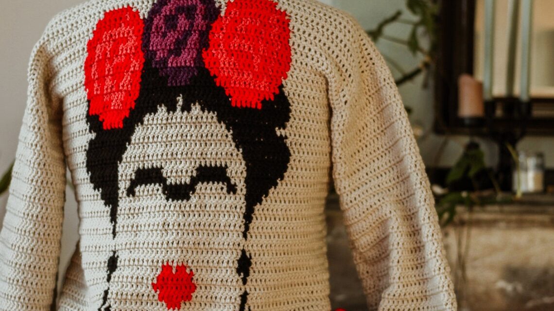 Crochet a Clever ‘Feel Like Frida’ Sweater Designed By Liefs van Suus