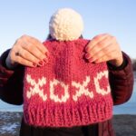Knit a Hugs + Kisses Hat For Galentine’s Day!