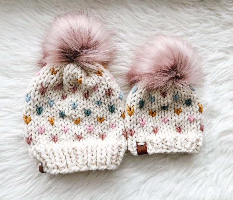 beanie patterns by designed by Lindsay of True North Knits Co. #knitting