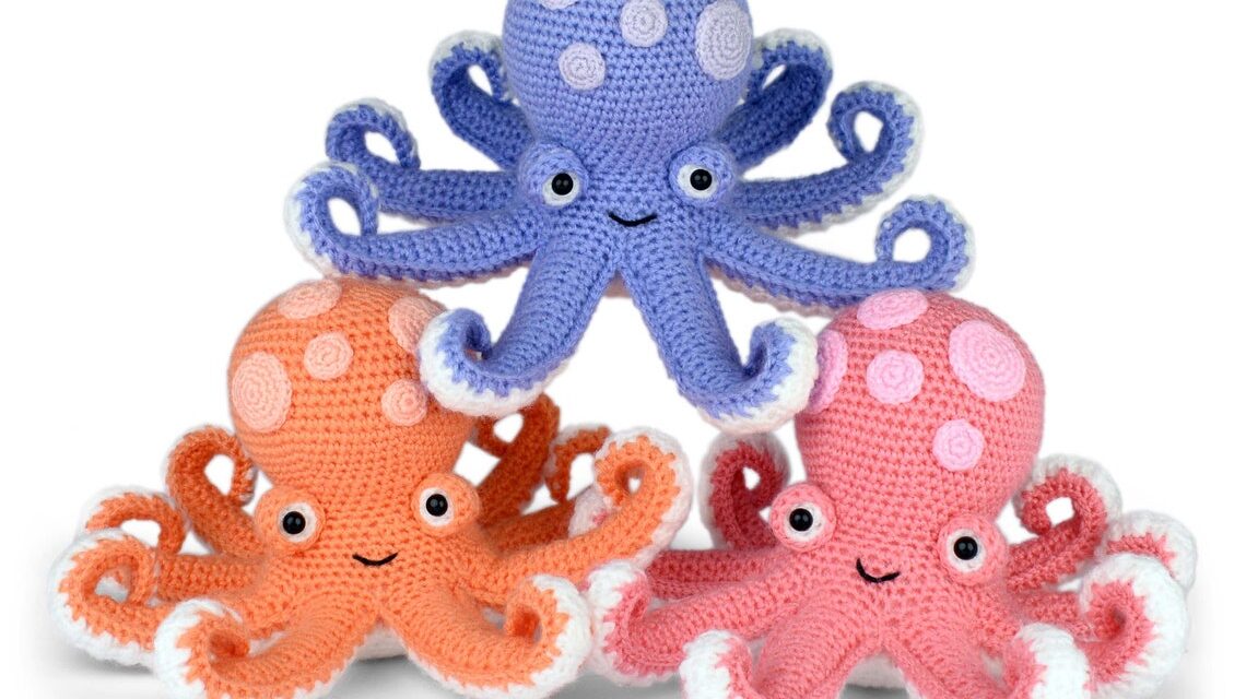 Crochet An Otto the Octopus Amigurumi Designed By Moji-Moji Design