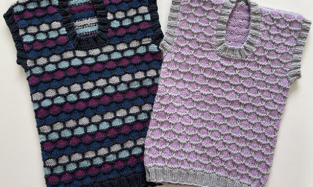 If You Can Knit, You Can Make This Versatile Honeycomb Vest, Designed By Aethalia O’Connor