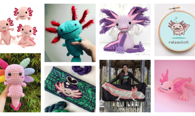 Designer Spotlight: 20+ Knit & Crochet Patterns Inspired By The Amazing Axolotl