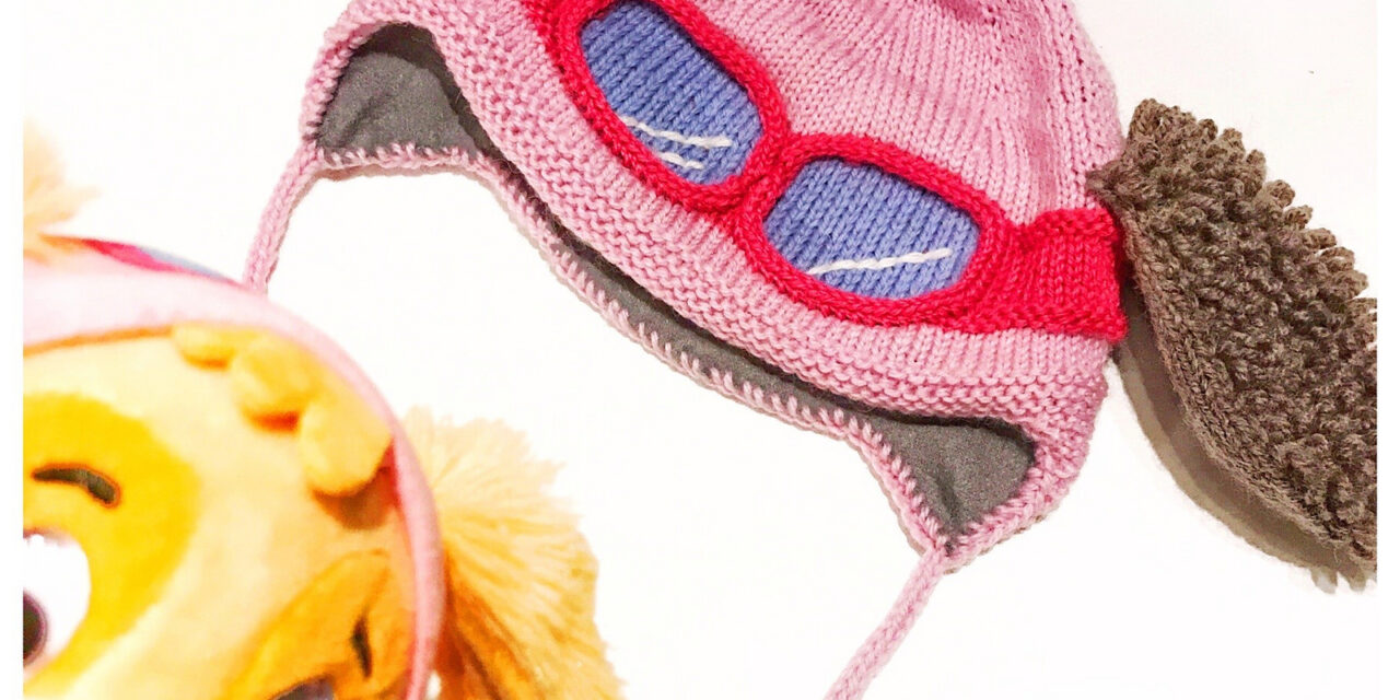 Paw Patrol Inspired! Skye Fans Will Love This Knit Pilot Hat Designed By Kjersti Lunnan