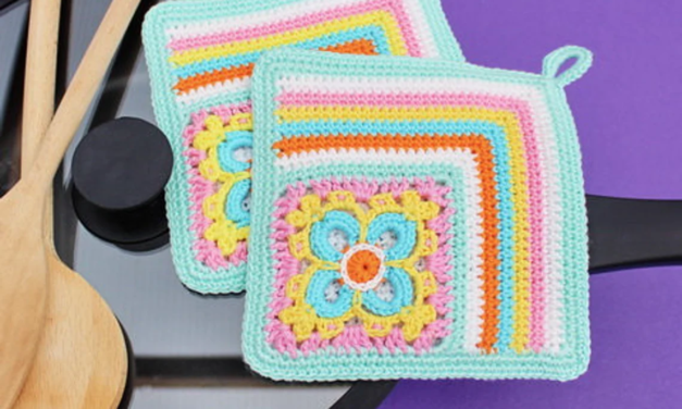 Crochet a Sweet Bakery Potholder Designed By Marjan of Millionbells
