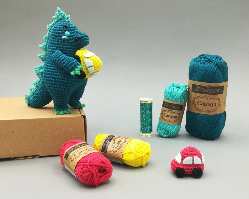 Crochet A Gojigurumi ... Get The Pattern Or Kit ... His Rampage Is Not Brutal But Adorable!