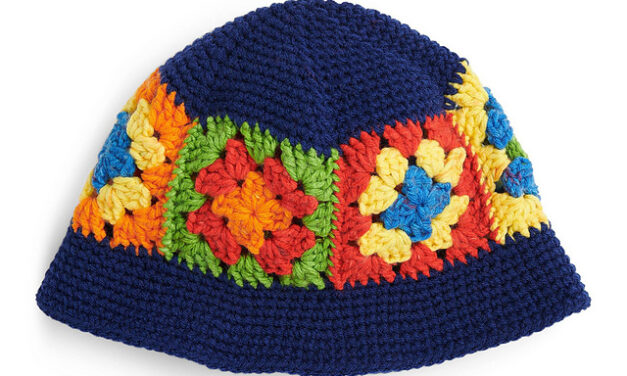 ‘Tis The Season For The Perfect Granny Square Bucket Hat!