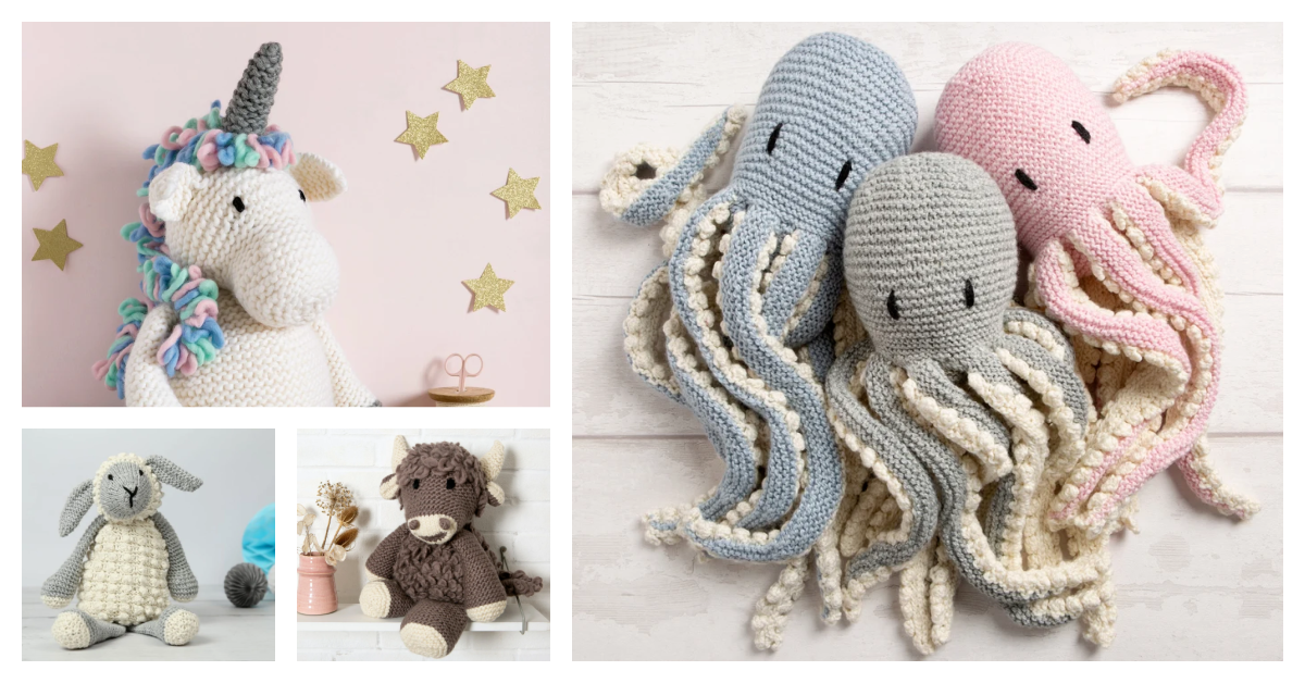 Designer Spotlight: Awesome Animal Knitting Kits By Claire Gelder of Wool Couture Company … This Is Where The Wild Things Are!