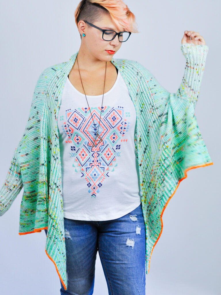 It's The Perfect Time Of Year To Knit This Shusui Shrug Designed By Susanne Sommer