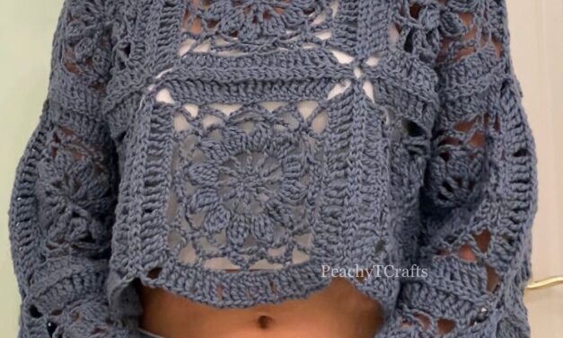 Crochet a Cornflower Sweater and Put a Spring In Your Step