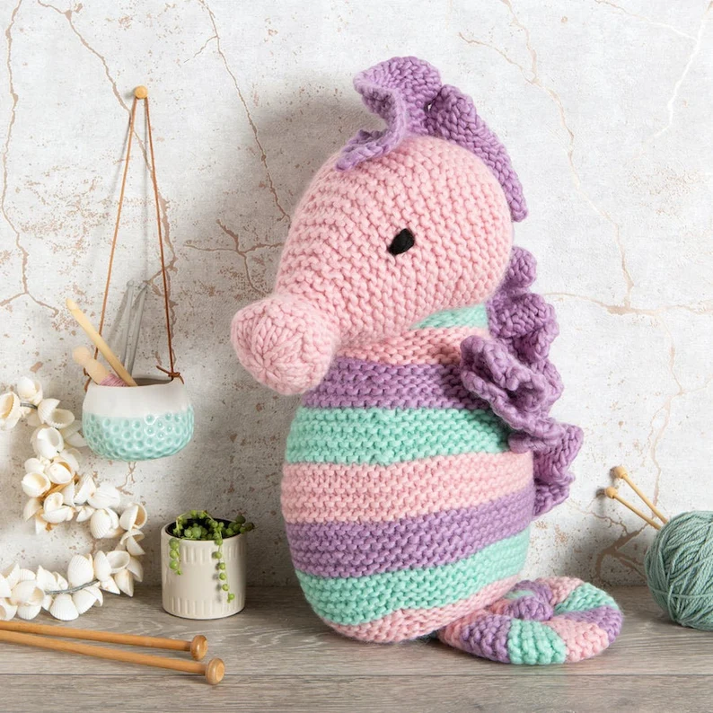 Designer Spotlight: Awesome Animal Knitting Kits By Claire Gelder of Wool Couture Company ... This Is Where The Wild Things Are!