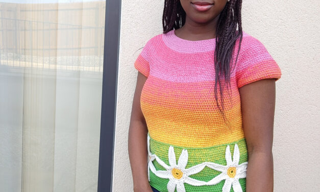 Crochet a Delightful Daisy Top Designed Susanna Biaye