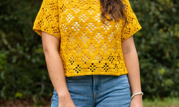 Crochet a Daisy Tee For Summer