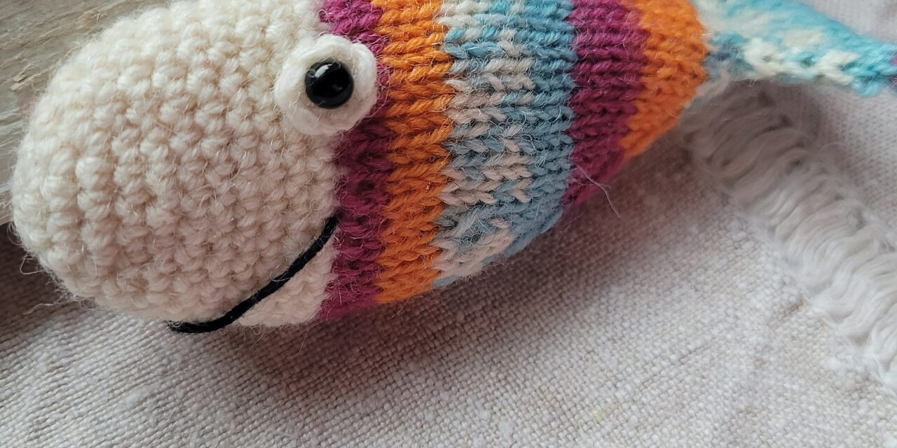 Free Pattern Alert! Knit a Sweet ‘Sockenwollefisch’ Designed By Steffi Mark