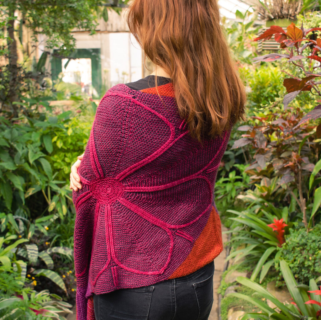 Make A Gorgeous 'Got Your Back Wrap' By Mary W Martin Using Her Fusion Knitting Technique