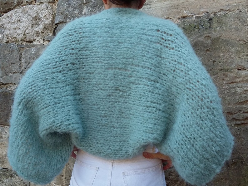 Shrug Season Is Upon Us ... Let The Knitting Begin With This Seamless Fluffy Shrug!