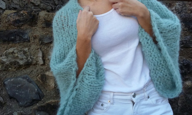 Shrug Season Is Upon Us … Let The Knitting Begin With This Seamless Fluffy Shrug!