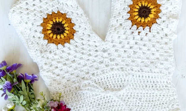 Crochet This Super Sweet Sunflower Tee For Summertime Fun …