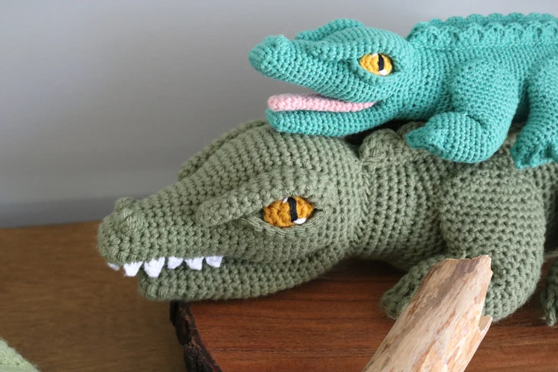 Bigger Than Life, Say Hello To The Amazing Appleton The Alligator ... Get The Pattern!