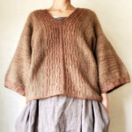 Knit a Gorgeous Kurumi Pullover Poncho, It’s Oversized For Layering