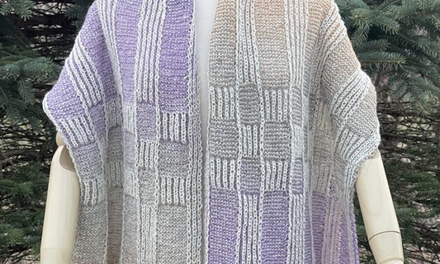 New Pattern: Knit A Chess Brioche Stole Designed By Elaine Phillips Or Buy One Already Made For You