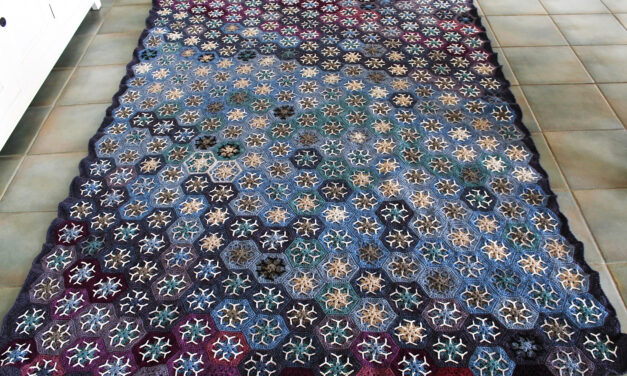 Snowflake Temperature Blanket Designed By Kaye Adolphson … A New Twist!