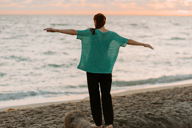 Knit a Potter Poncho Designed By Kitty Buch - The Perfect Summer Knit!