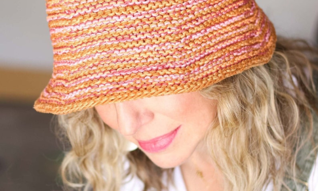 Beautiful Bucket Hat Pattern For Knitters – Time To Knit A Scrappy Bucket For Summer!