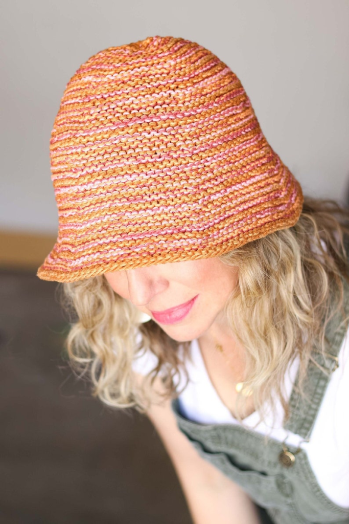 Beautiful Bucket Hat Pattern For Knitters - Time To Knit A Scrappy Bucket For Summer!