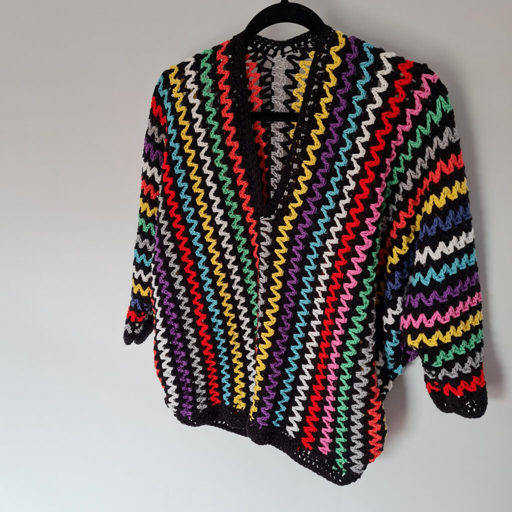 Crochet a 'Wing Woman Jumper' Designed By Lauren Willis ... It's Ziggy and Wiggly and So Much Fun