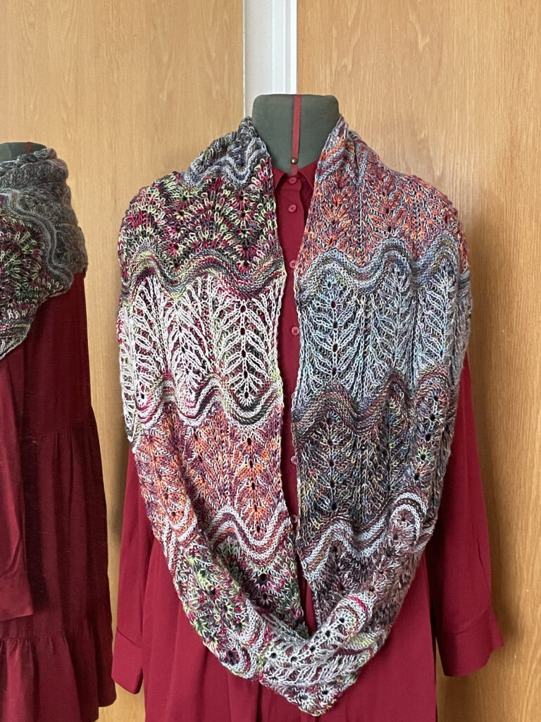 Knit a Snazzy 'Scraptacular Wrap' Designed By Kirsten Hall