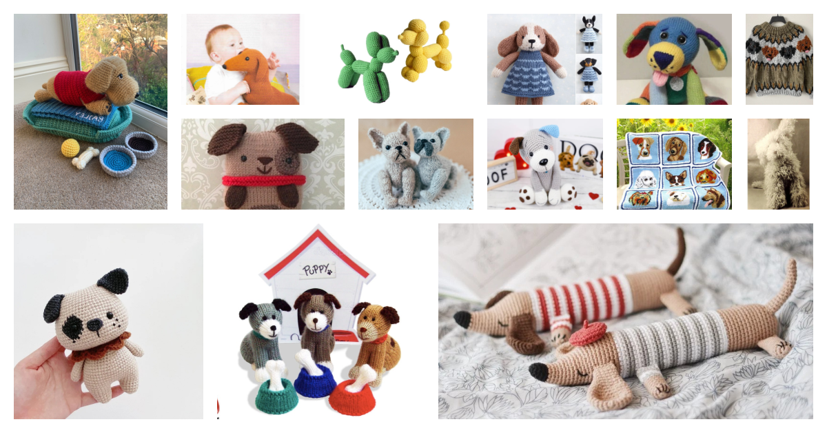 Designer Spotlight: The Best Knit & Crochet Patterns Inspired By DOGS!