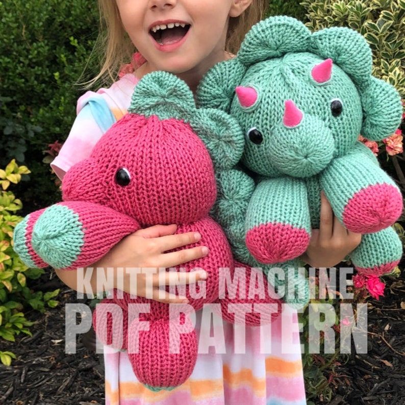 circular knitting machine patterns designed by Nicola of Three Magic Sheep Co.