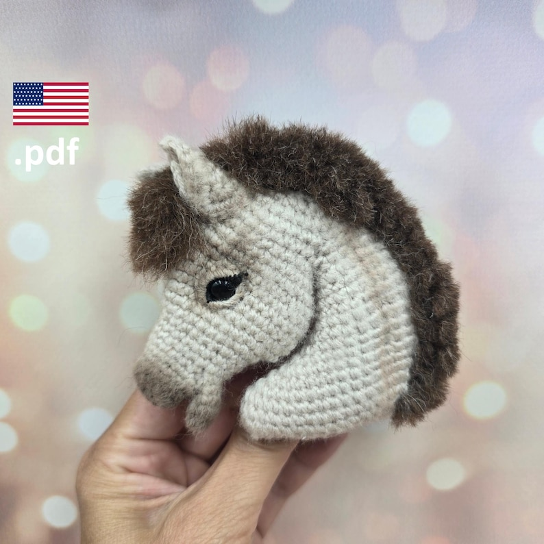 Six Horse Head Patterns For Crocheters ... Plus One Bonus Pattern For Knitters