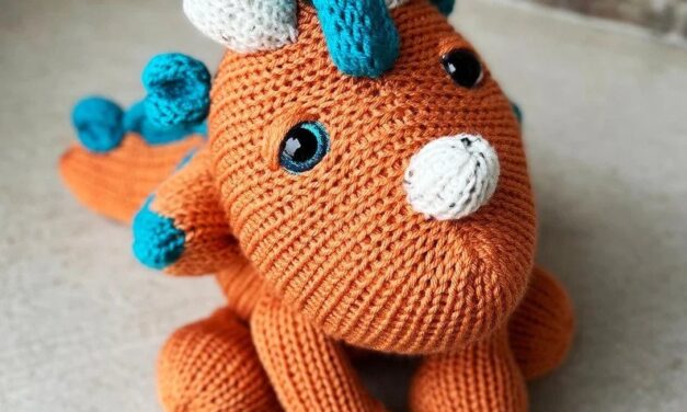 Knit An Adorable Baby Dragon With Your Circular Knitting Machine
