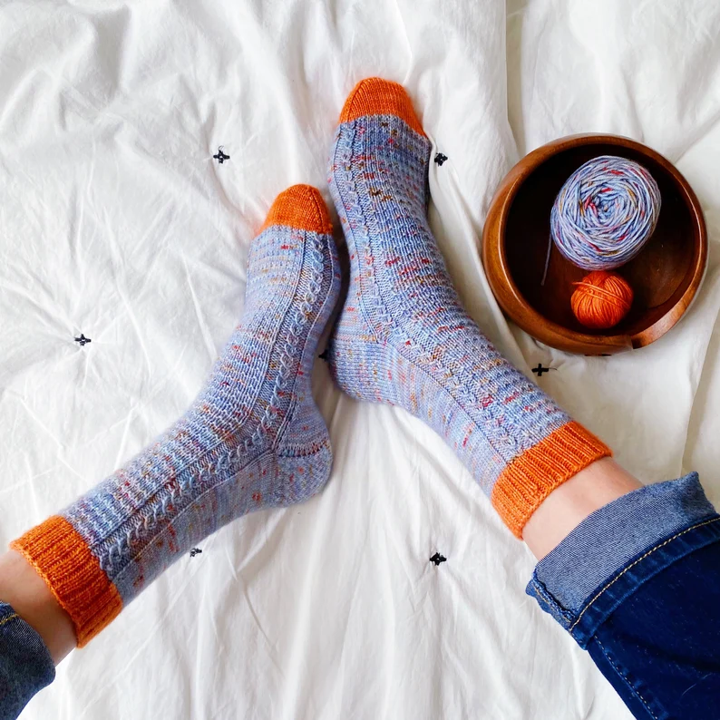 socks patterns designed by Summer Lee #knitting