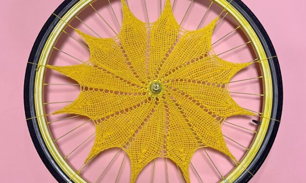 Free Pattern: Knitted Wheel Designed By Anne Ørskov