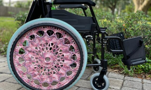 Trixie’s Mandala Crochet Pattern … Perfect For A Wheelchair Cover