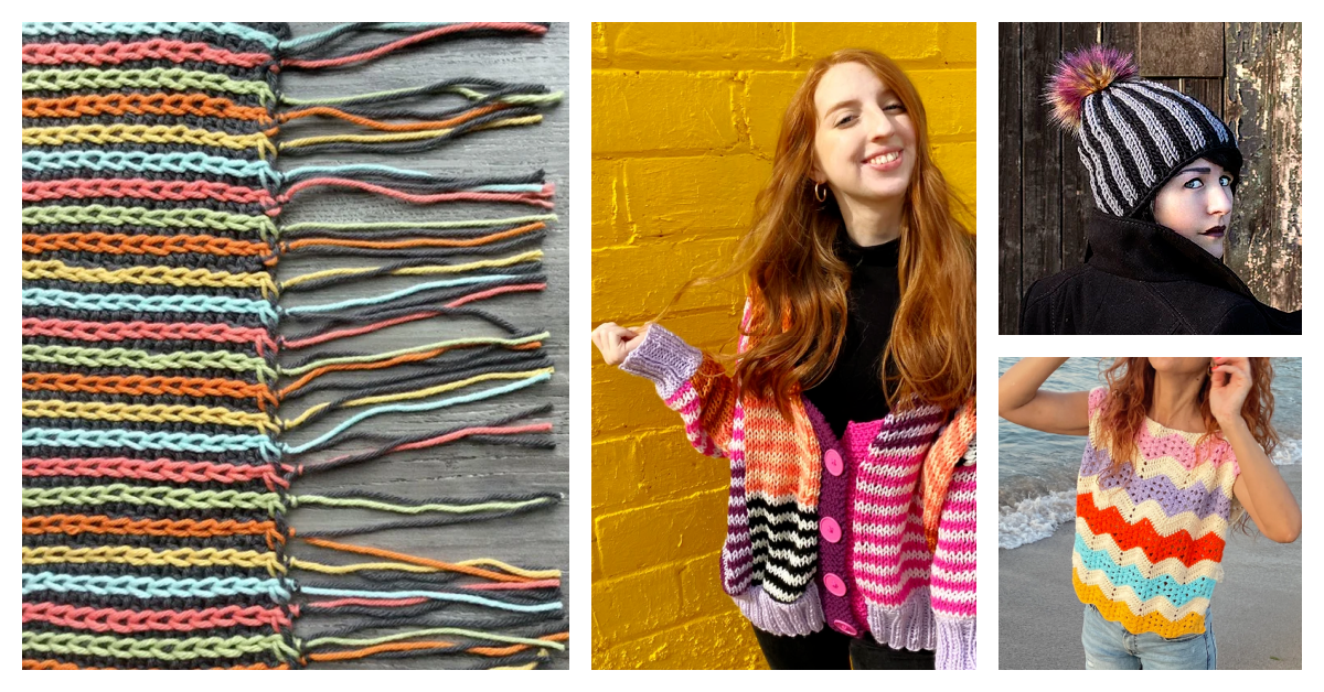 Designer Spotlight: The Best Knit & Crochet Patterns Inspired By STRIPES!